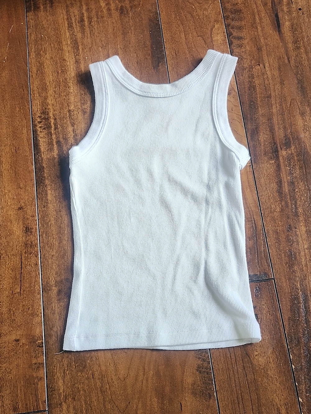 FREE ADD ON! wonder nation White Ribbed Tank Top for Kids Size 4/5